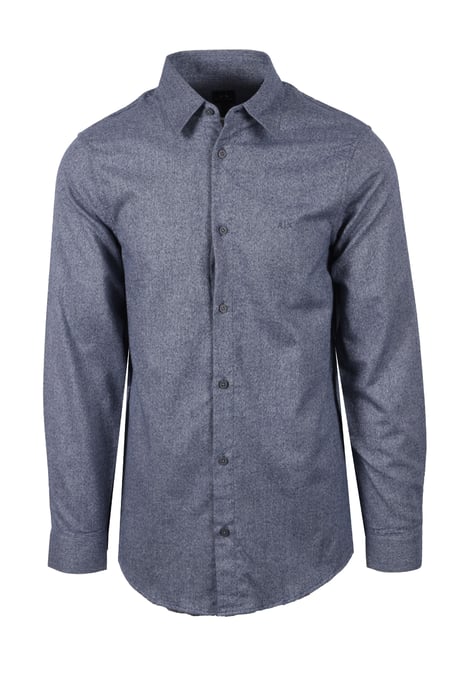 Armani Exchange Long Sleeved Shirt Blue - Image 1