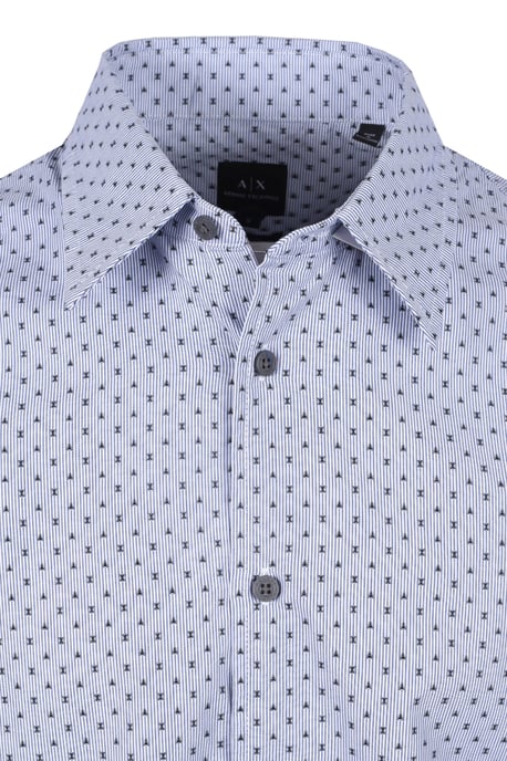 Armani Exchange Shirt Blue Patterned - Image 2