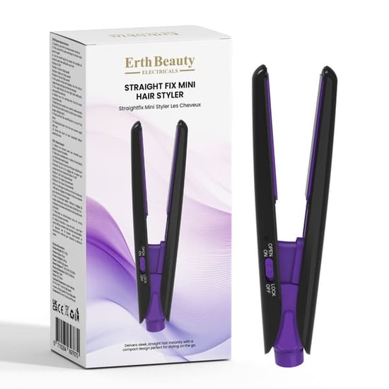 ErthSkin Straight Fix Mini-Hairstyler Schwarz - Image 2