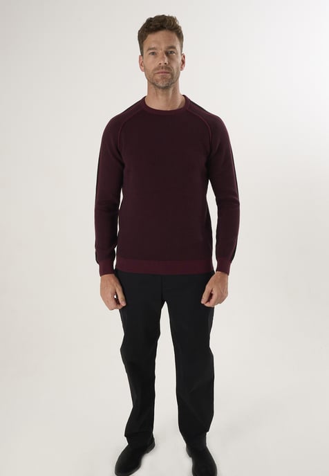 Pullover Basic-Pullover Mit Rundhalsausschnitt - Image 2