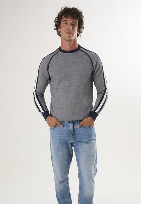 Pullover Basic-Pullover Mit Rundhalsausschnitt - Image 2
