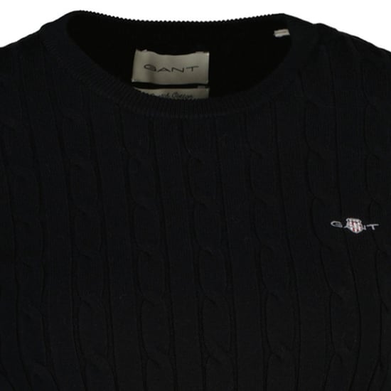 Gant Stretch Cotton Cable C-Neck Strickpullover - Image 3
