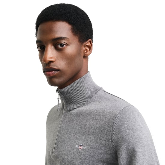 Gant Classic Cotton Half Zip Strickpullover - Image 4