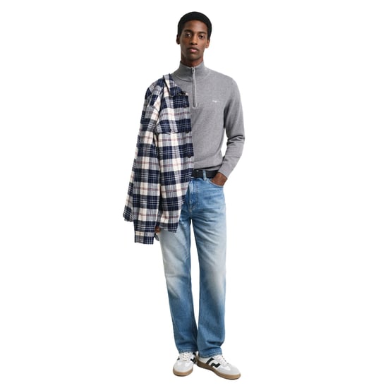 Gant Classic Cotton Half Zip Strickpullover - Image 5