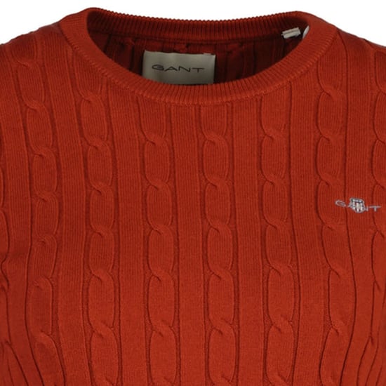 Gant Stretch Cotton Cable C-Neck Strickpullover - Image 3