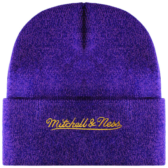Mitchell & Ness NBA Los Angeles Lakers Fandom Knit Beanie - Image 2