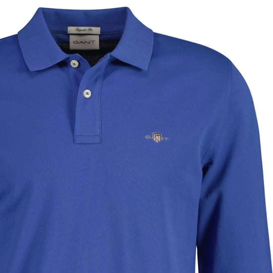 Gant Regular Shield Longsleeve Pique Rugger Poloshirt - Image 2