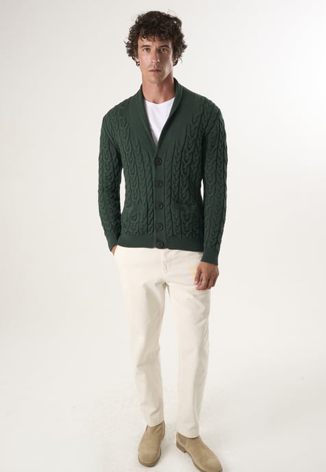Strickjacke Geknöpfte Strickjacke - Image 2