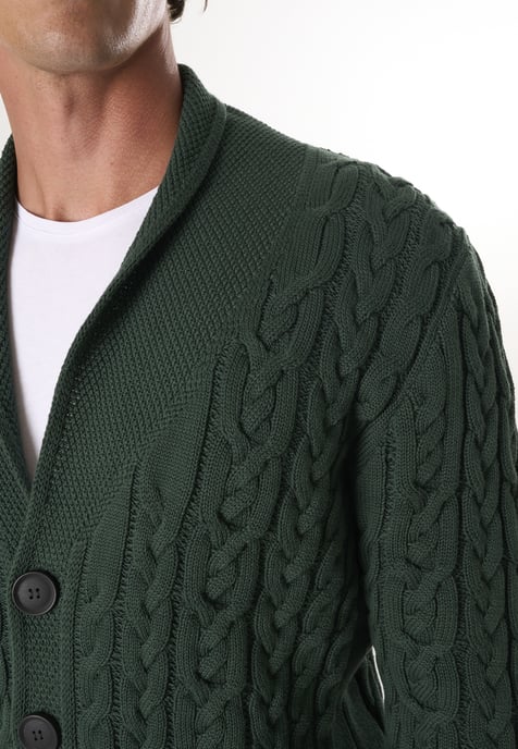 Strickjacke Geknöpfte Strickjacke - Image 3