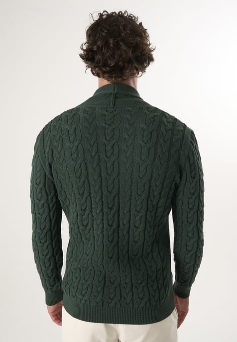 Strickjacke Geknöpfte Strickjacke - Image 4