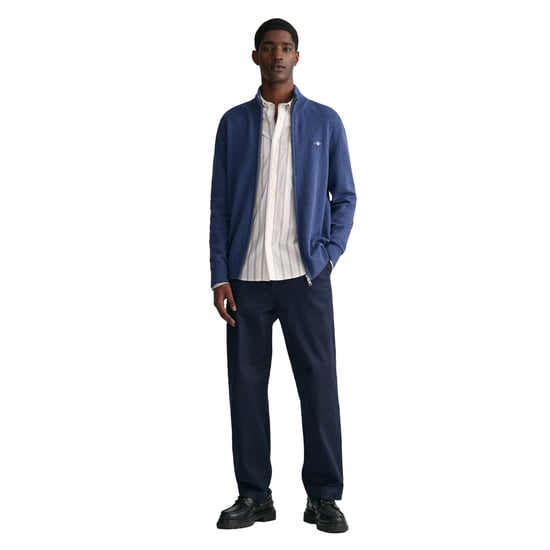 Gant Casual Cotton Zip Strickjacke - Image 6