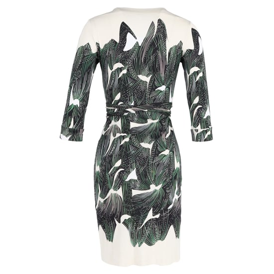 Diane von Furstenberg Julian Bedrucktes Wickelkleid aus grüser Seide - Image 3
