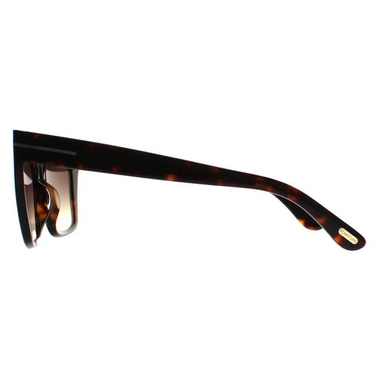Tom Ford Cat Eye Frauen glänzend dunkel Havanna braun Gradient Winona FT1030 - Image 2