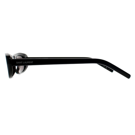 Saint Laurent Rectangle Womens Glänzend Schwarz Grau SL557 - Image 2