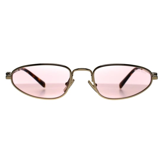 Miu Miu Oval Damen Blassgold Rosa MU52AS - Image 1