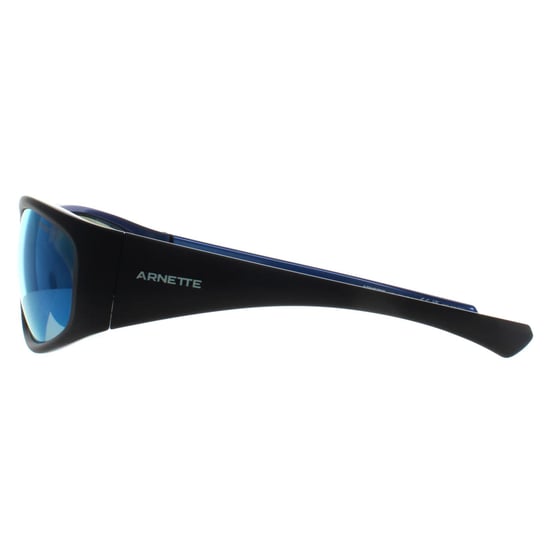 Arnette Wrap Herren Matt Schwarz Blau Spiegel Polarisiert AN4331 Ilum - Image 2