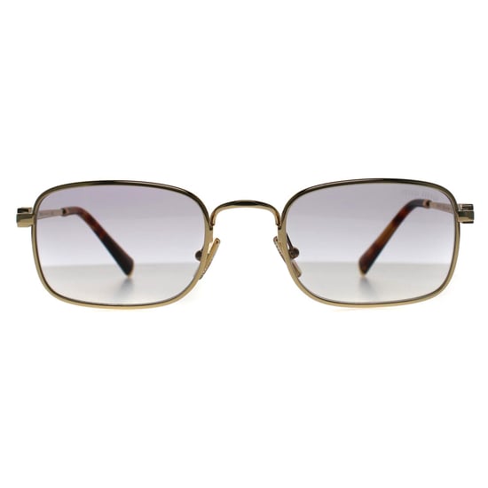 Miu Miu Rectangle Womens Gold Dunkelgrau bis Klar Farbverlauf MU53AS - Image 1