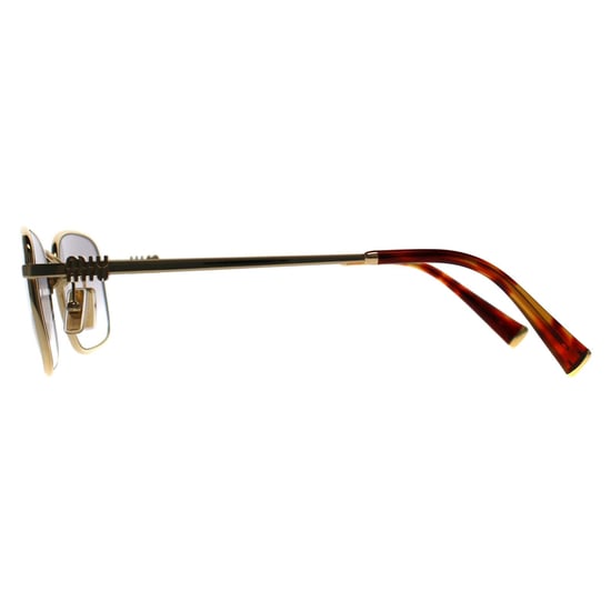 Miu Miu Rectangle Womens Gold Dunkelgrau bis Klar Farbverlauf MU53AS - Image 2