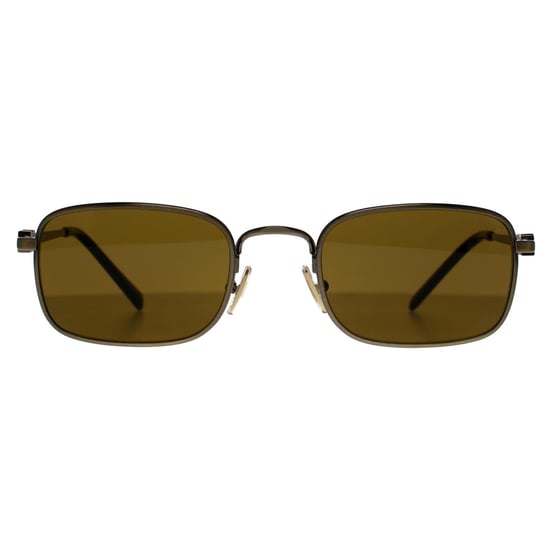 Miu Miu Rectangle Damen Altgold Dunkelbraun MU53AS - Image 1