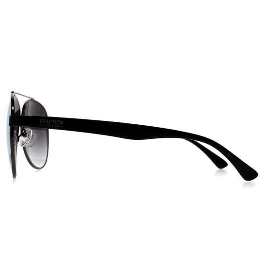 Kenneth Cole Reaction Aviator Unisex glänzend Gunmetal Rauch Gradient KC1394 - Image 2