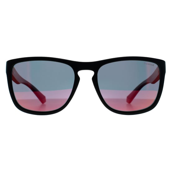 Polaroid Quadratisch Unisex Schwarz Rot Mehrschichtig Polarisiert PLD 2161/S - Image 1