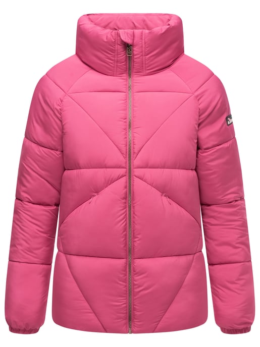 Navahoo Schokolinaa Damen Winter Steppjacke mit gefüttertem Kragen - Image 2