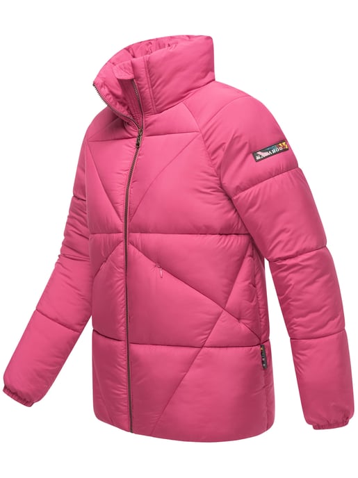 Navahoo Schokolinaa Damen Winter Steppjacke mit gefüttertem Kragen - Image 3