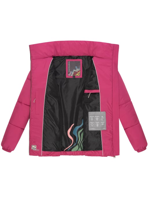 Navahoo Schokolinaa Damen Winter Steppjacke mit gefüttertem Kragen - Image 5