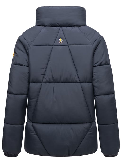 Navahoo Schokolinaa Damen Winter Steppjacke mit gefüttertem Kragen - Image 4