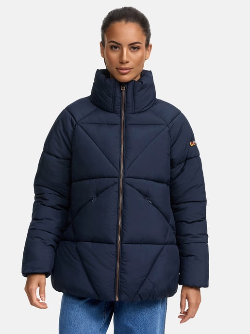 Navahoo Schokolinaa Damen Winter Steppjacke mit gefüttertem Kragen - Image 6