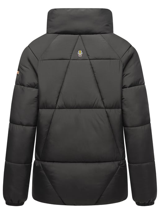 Navahoo Schokolinaa Damen Winter Steppjacke mit gefüttertem Kragen - Image 4