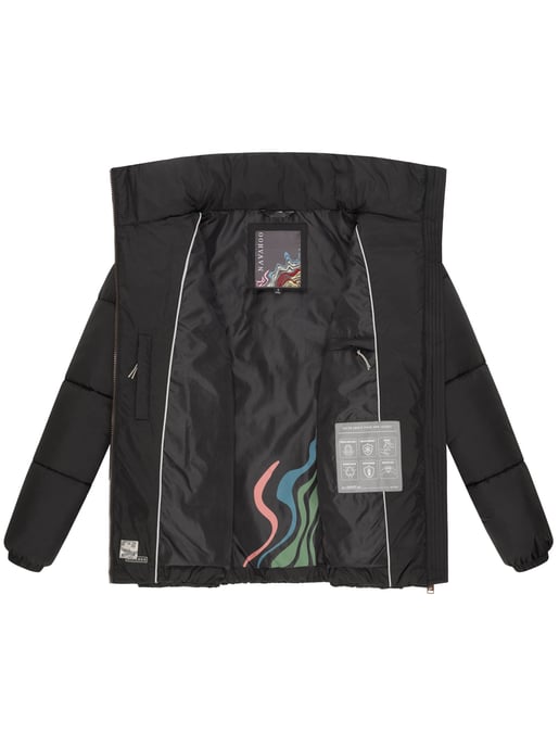 Navahoo Schokolinaa Damen Winter Steppjacke mit gefüttertem Kragen - Image 5