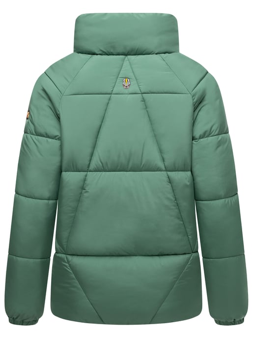 Navahoo Schokolinaa Damen Winter Steppjacke mit gefüttertem Kragen - Image 4