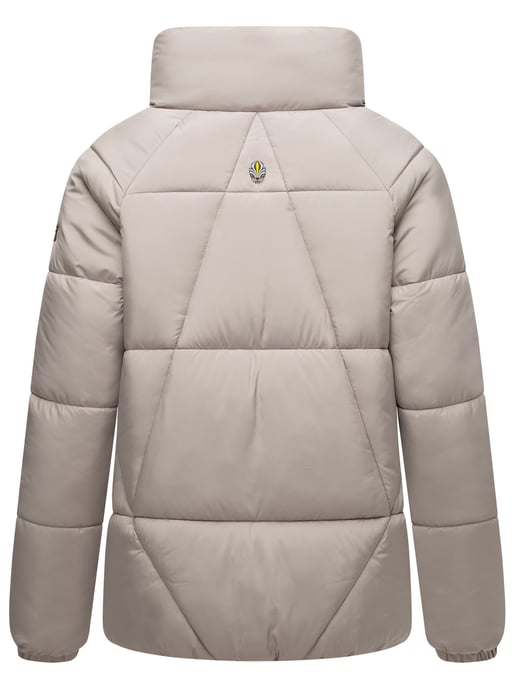 Navahoo Schokolinaa Damen Winter Steppjacke mit gefüttertem Kragen - Image 4