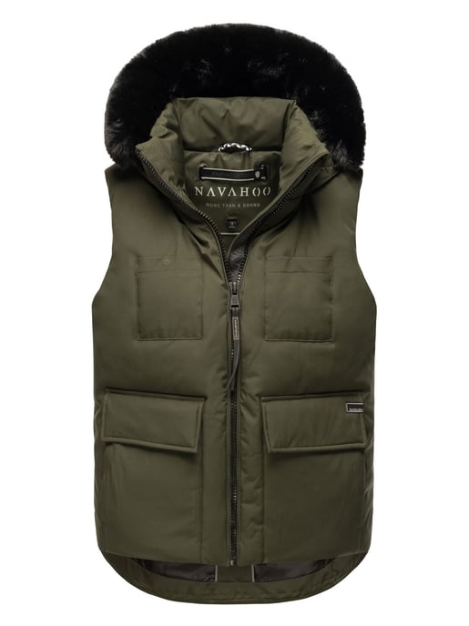 Navahoo Zimthäschen Damen Winter Weste – warm & stilvoll - Image 1
