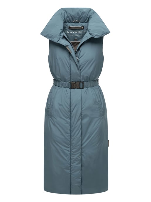 Navahoo Abendlied Damen lange Winter Weste – warm & stilvoll - Image 1