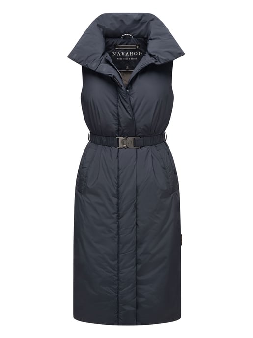 Navahoo Abendlied Damen lange Winter Weste – warm & stilvoll - Image 1