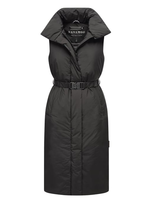 Navahoo Abendlied Damen lange Winter Weste – warm & stilvoll - Image 1