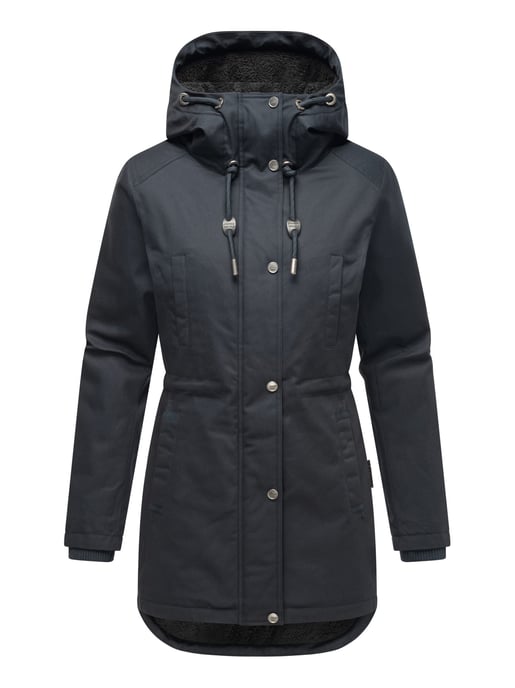 Navahoo Winterfunke Damen Winterjacke mit Teddyfellfutter - Image 3