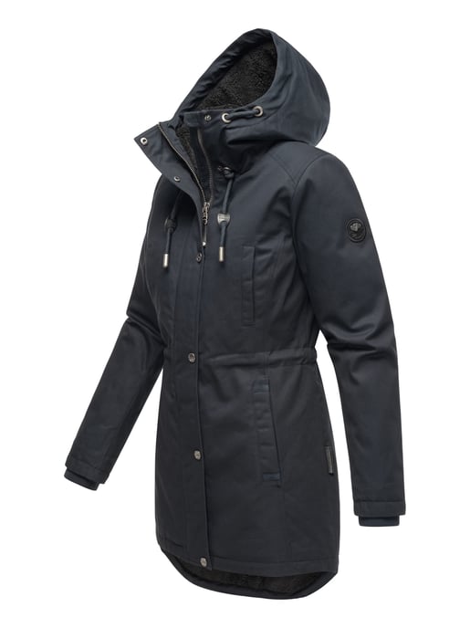 Navahoo Winterfunke Damen Winterjacke mit Teddyfellfutter - Image 4