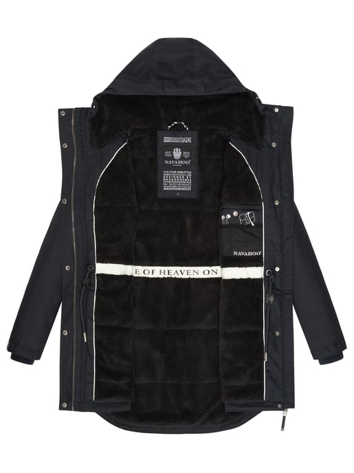 Navahoo Winterfunke Damen Winterjacke mit Teddyfellfutter - Image 5