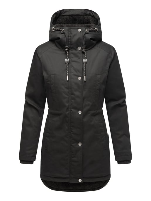 Navahoo Winterfunke Damen Winterjacke mit Teddyfellfutter - Image 3