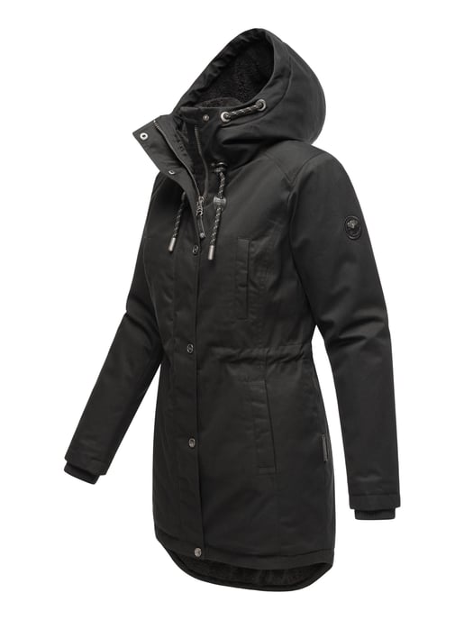 Navahoo Winterfunke Damen Winterjacke mit Teddyfellfutter - Image 4