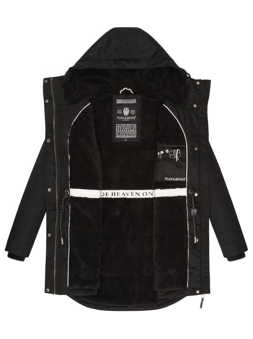 Navahoo Winterfunke Damen Winterjacke mit Teddyfellfutter - Image 5
