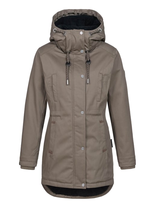 Navahoo Winterfunke Damen Winterjacke mit Teddyfellfutter - Image 2