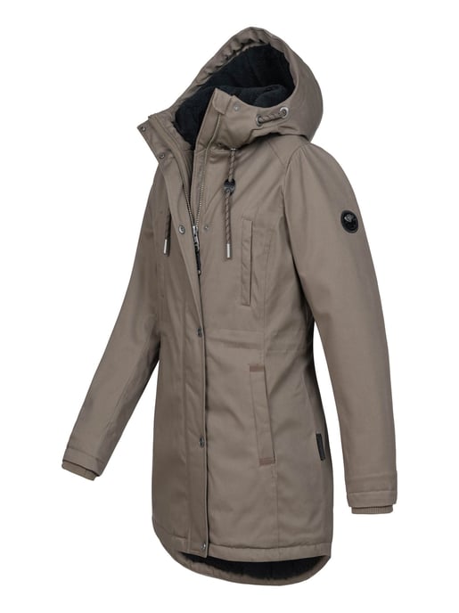 Navahoo Winterfunke Damen Winterjacke mit Teddyfellfutter - Image 3