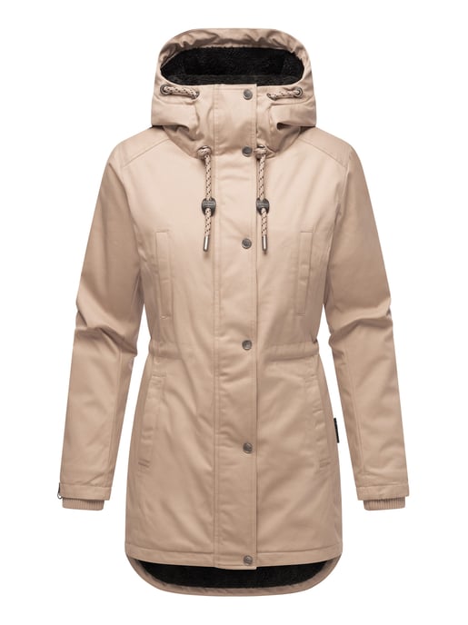 Navahoo Winterfunke Damen Winterjacke mit Teddyfellfutter - Image 3