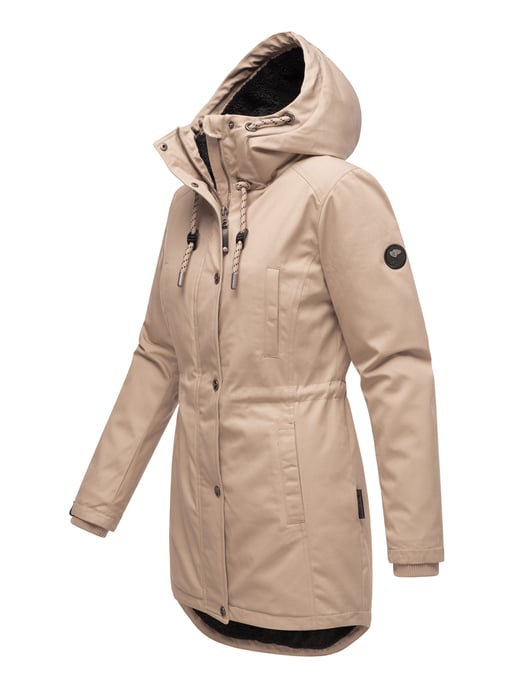 Navahoo Winterfunke Damen Winterjacke mit Teddyfellfutter - Image 4