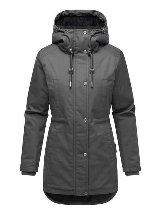 Navahoo Winterfunke Damen Winterjacke mit Teddyfellfutter - Image 3