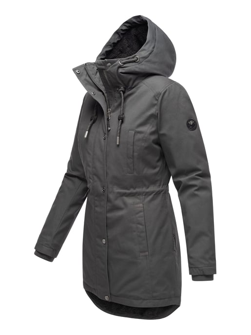 Navahoo Winterfunke Damen Winterjacke mit Teddyfellfutter - Image 4